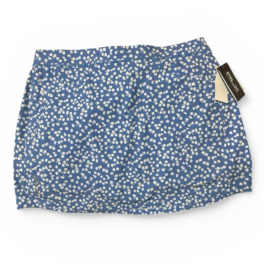Ralph Lauren RLX Golf Skort NWT $148 Large Golf Concept Blue Multi - Picture 6 of 12